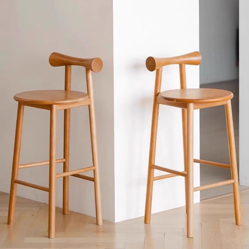 

Wood Counter Bar Chairs Outdoor Office Height Restaurant Bedroom Minimalist Bar Chairs Aesthetic Vanity Banqueta Bar Furniture