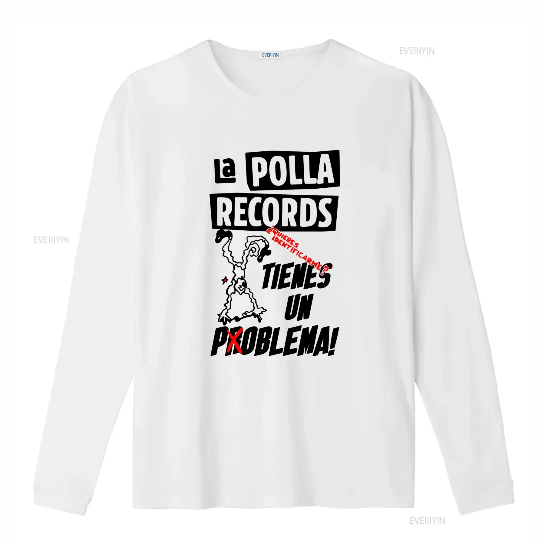 Camiseta La Polla Records 11 Rock Artesanal Planta Nuclear de cuello redondo casual con estampado tela ligera elasticidad
