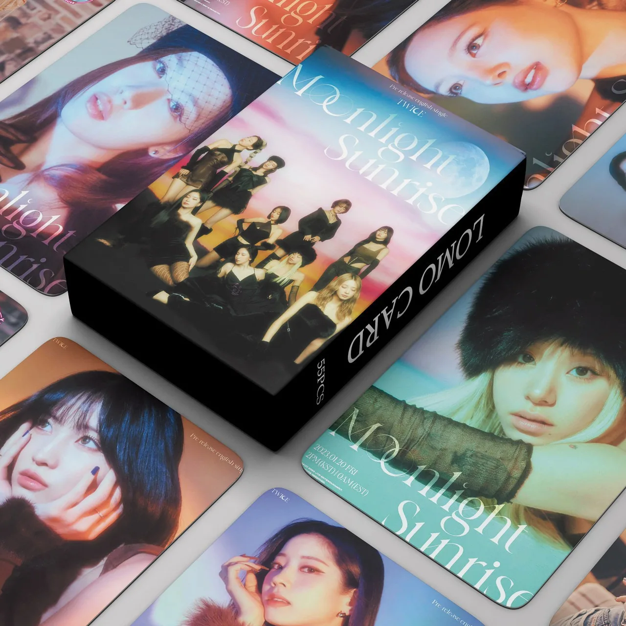 

55 карточек Girl Group TWICE Фотокарточки MOONLIGHT SUNRISE Momo