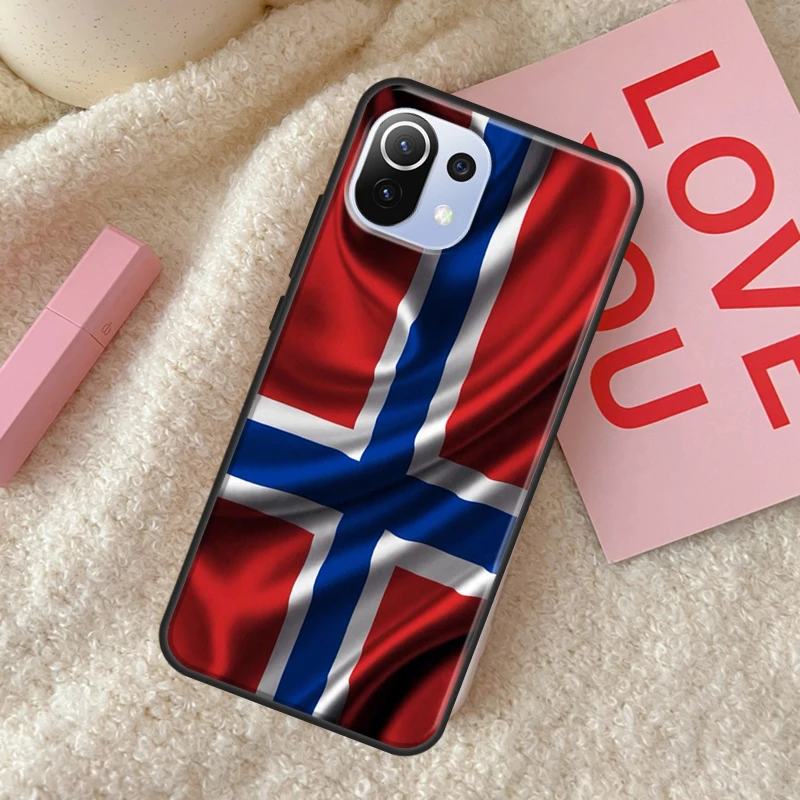 Norway Flag Case For POCO X5 X3 X4 F5 Pro F3 F4 GT C40 M5s Phone Cover For Xiaomi 13 11T 12T Pro 12 Lite