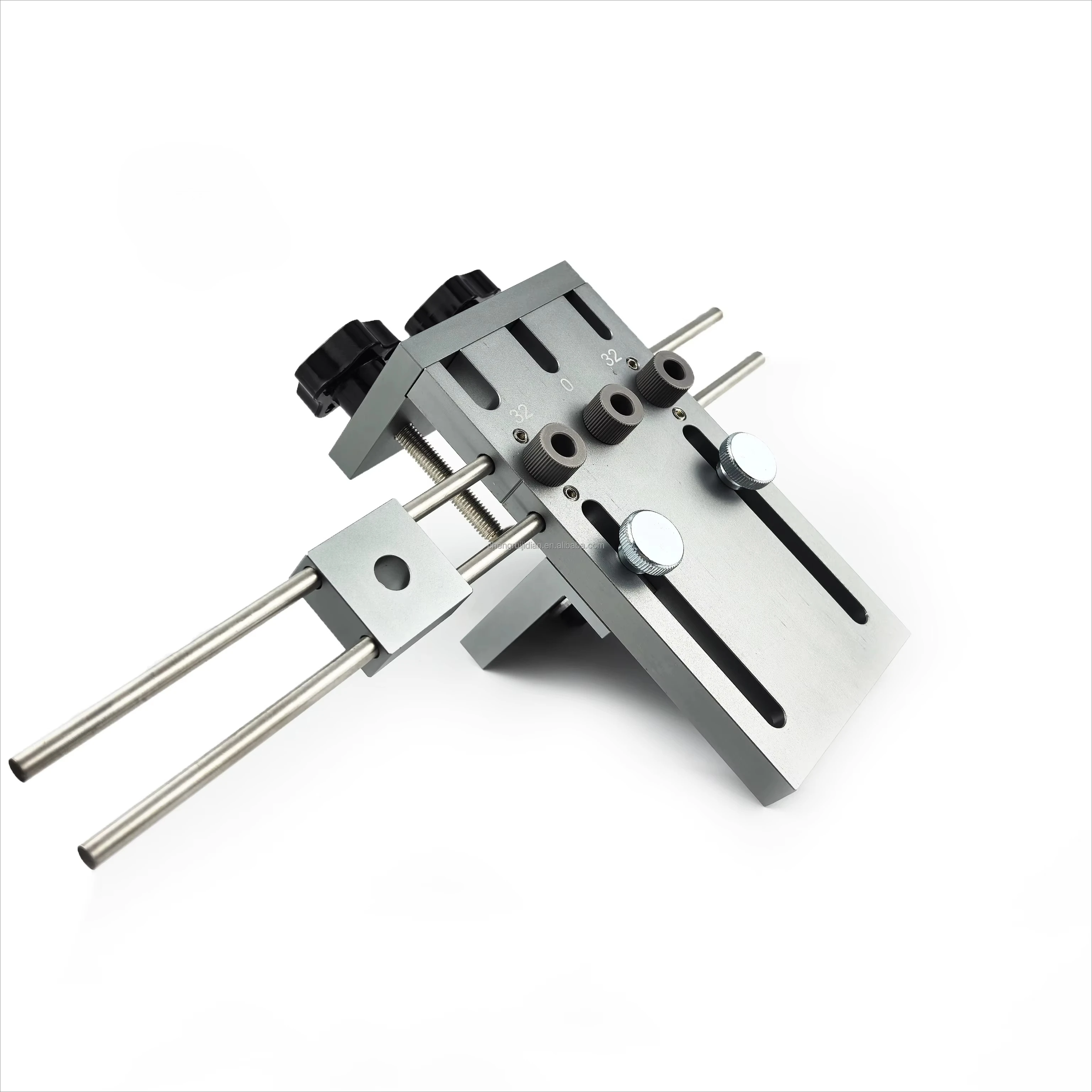 

Woodworking Precision Angled Hole Jig Set - CNC Aluminum Adjustable Multi-angle Drilling Fixture with Full Accessories