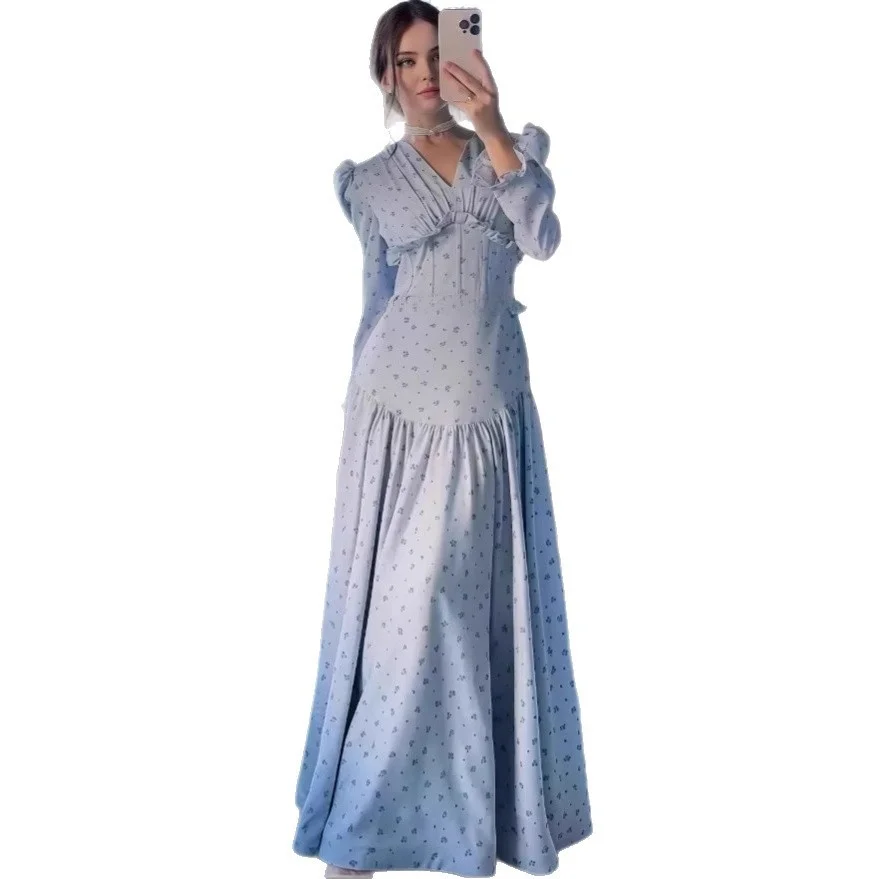 Ele Blue Printed Lo… - image