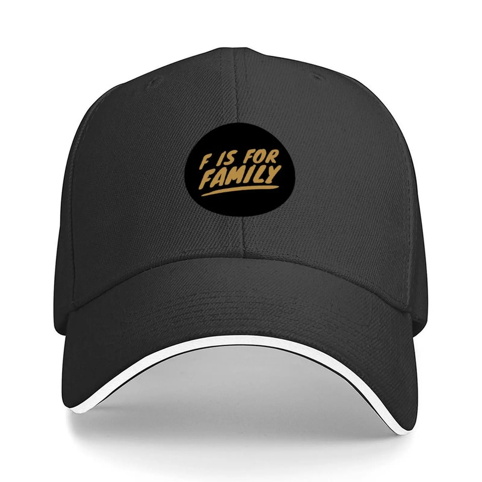 

F Is For Family Baseball Cap Bobble Hat cute Luxury Man Hat Rugby Baseball For Men Women's