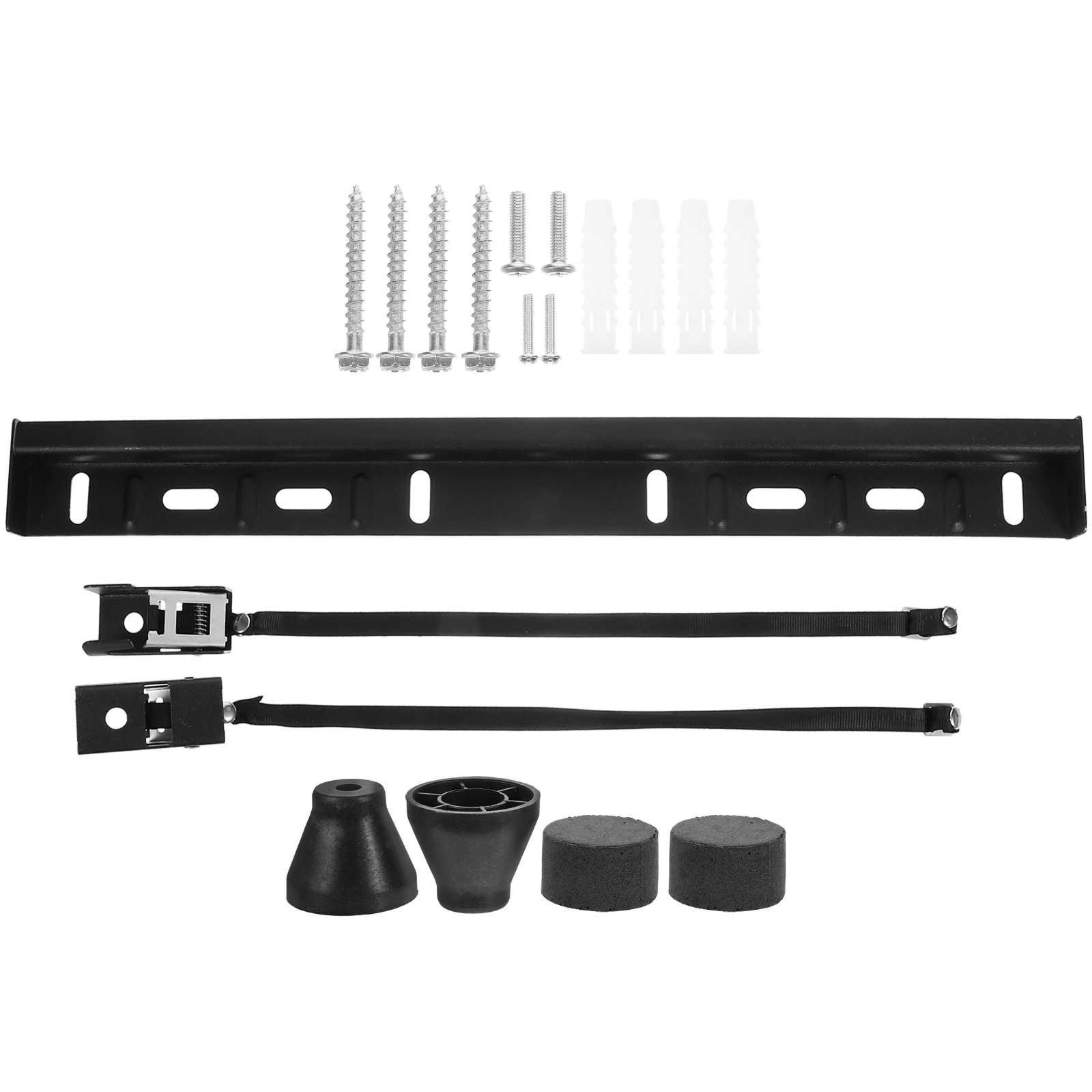 

1 Set Wall Mount Bracket 32-65 Inch No Drill Studless L-Shaped Sturdy Renter Friendly 55 Inch Compatible Smart Stand Bedroom