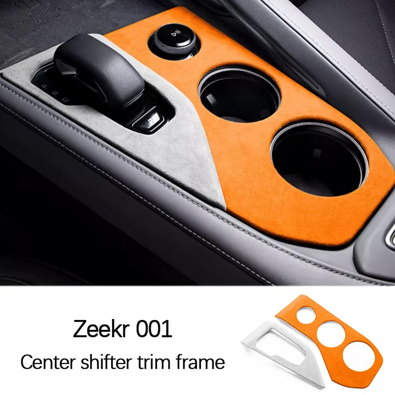 

ZEEKR 001 2021-2024 Suede Center Console Knob Gear shift Panel Cover Trim Frame Decoration Car Styling