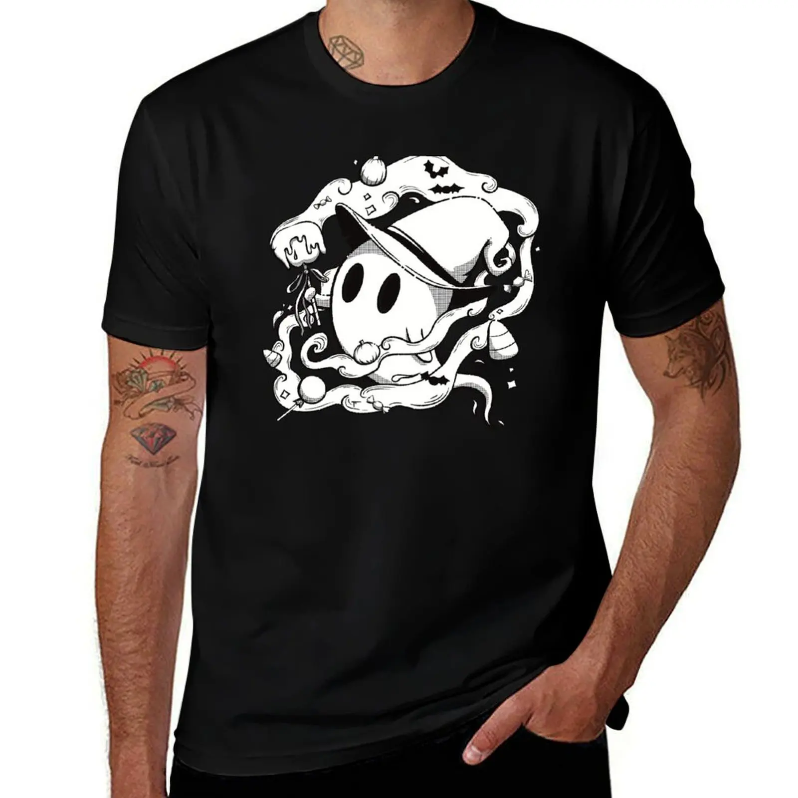 

Sweet Halloween Magic ~ Line Art T-Shirt t shirt men 100% cotton luxury brand cotton tshirt 100% T-Shirt