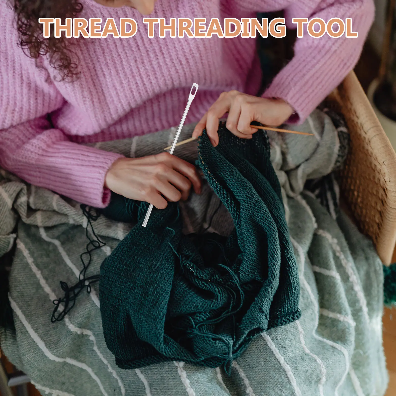 

3Pcs Metal Drawstring Threading Tool Set for DIY Sewing Clothing Repairs Easy String Puller for Pants Hoodies Jackets