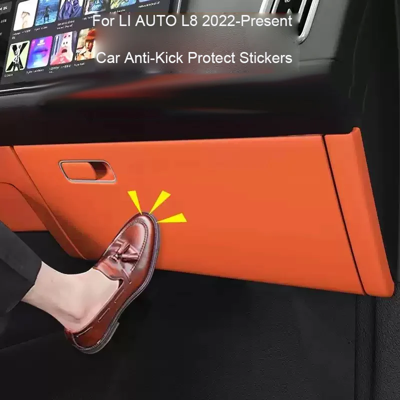 وسادة حماية مضادة للركلة لباب السيارة B-Pillar لـ LI AUTO L8 2022-الحاضر ملحقات داخلية مضادة للأوساخ ومقاومة للخدش