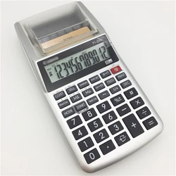 Print Computer Calculator Monochrome Small Desktop Printing Calculator Printing Battery And Authentic Scientific Calculator