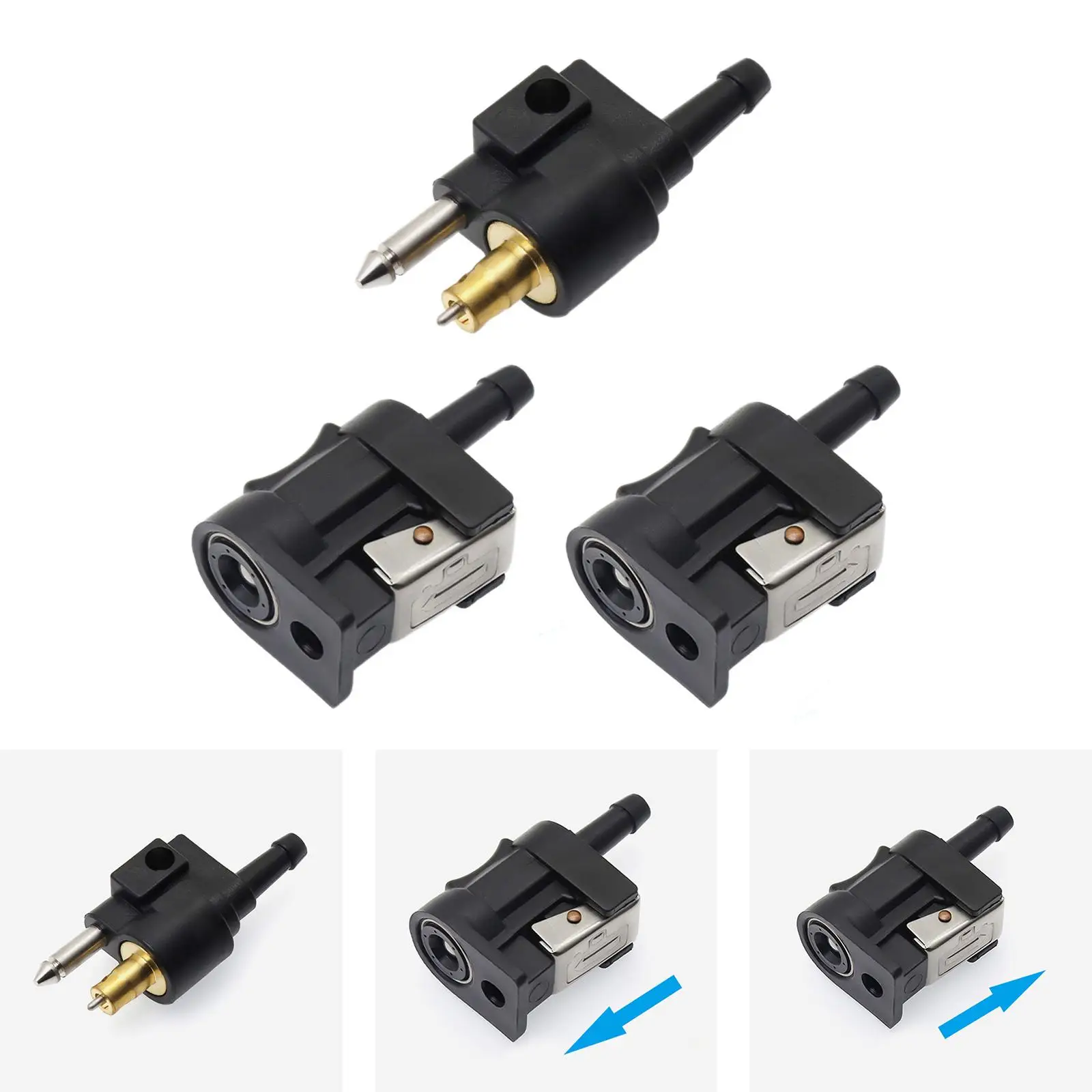 Boat Fuel Line Connector Modification Easily Install Repair Boat Motor Fuel Connector for Yamaha Outboard Motor Accessory