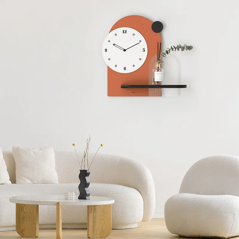 

Wall clock living room modern simple light luxury atmosphere new home decoration wall hanging
