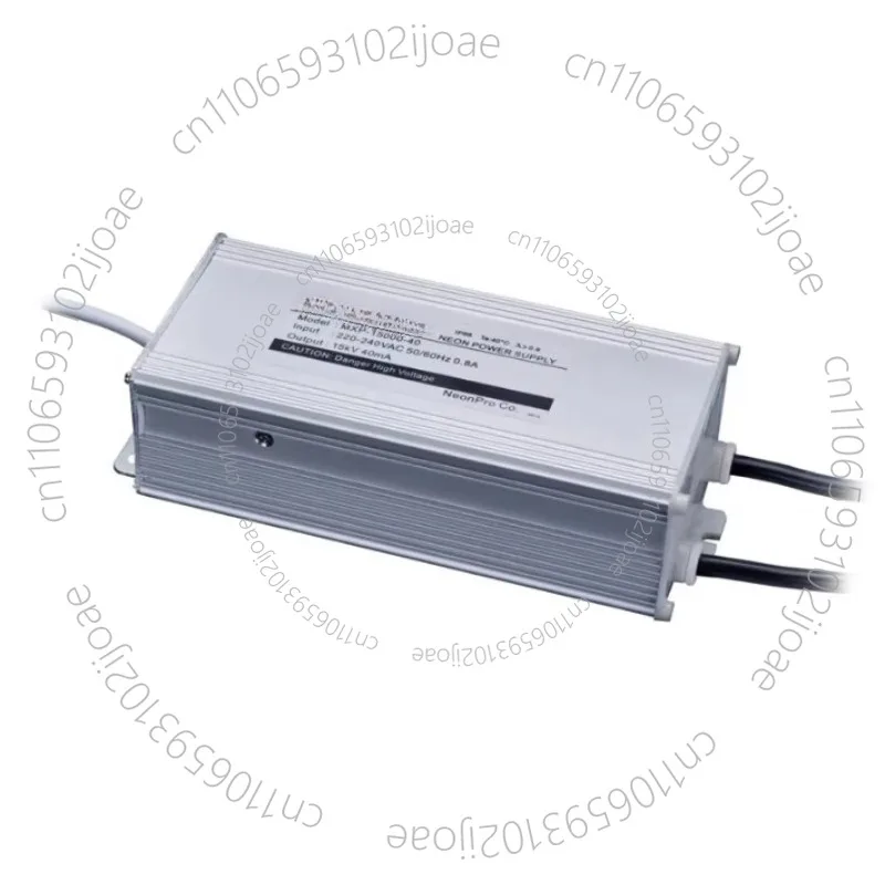 

High Brightness Neon Sign Transformer Power Supply Neon Light Rectifier Ballast Output 15kVAC 40mA 192W Input 220V 50/60Hz