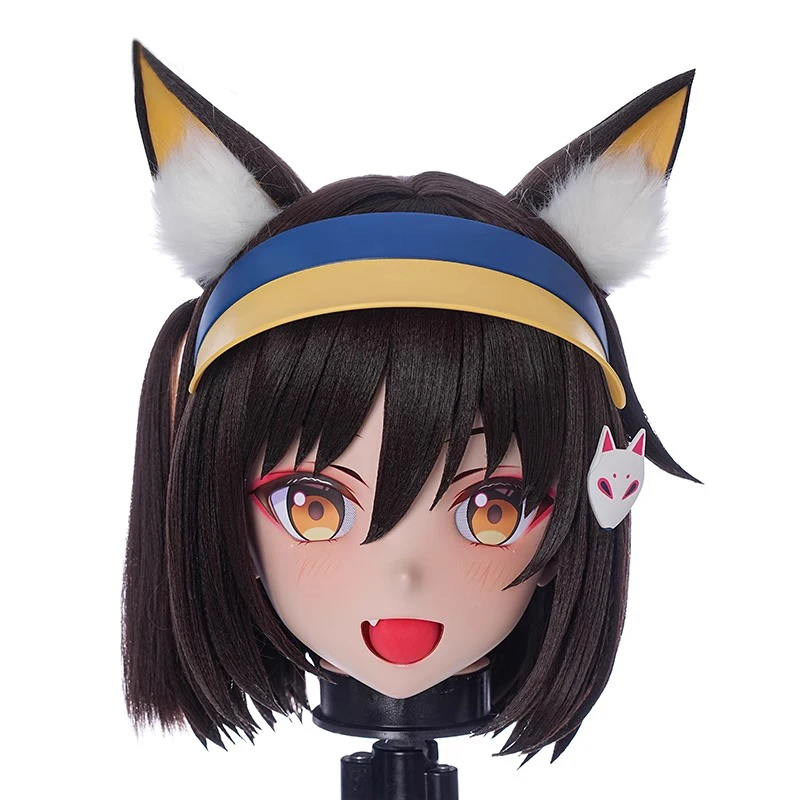 

Full headband lock Customize Full Crossdress Doll Female/Girl Cartoon Character Kig Cosplay Japanese Anime Kigurumi Masks
