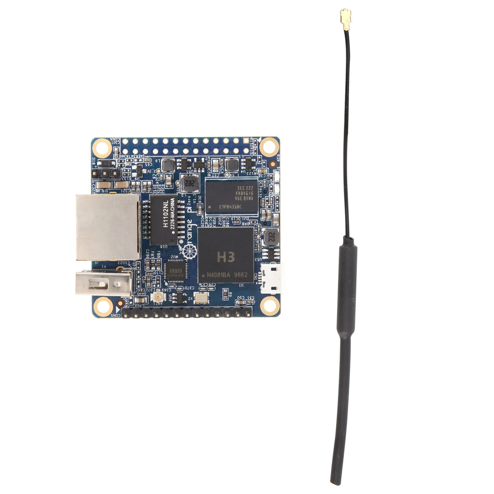 A56XQ für Orange Pi Zero LTS 512 MB H3 Quad-Core-Entwicklungsboard, Open-Source-Single-Board-Computer, läuft mit Android 4.4, Ubuntu