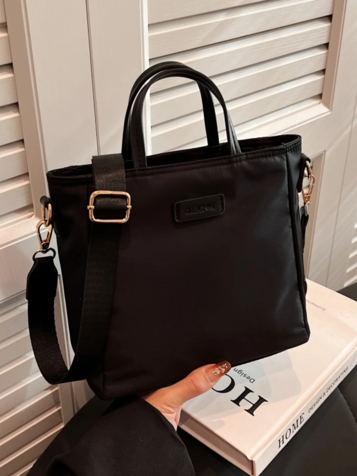 

Модная нейлоновая сумка-тоут, женская сумка для поездок на работу, весенне-летняя сумка через плечо большой вместимости на одно плечо