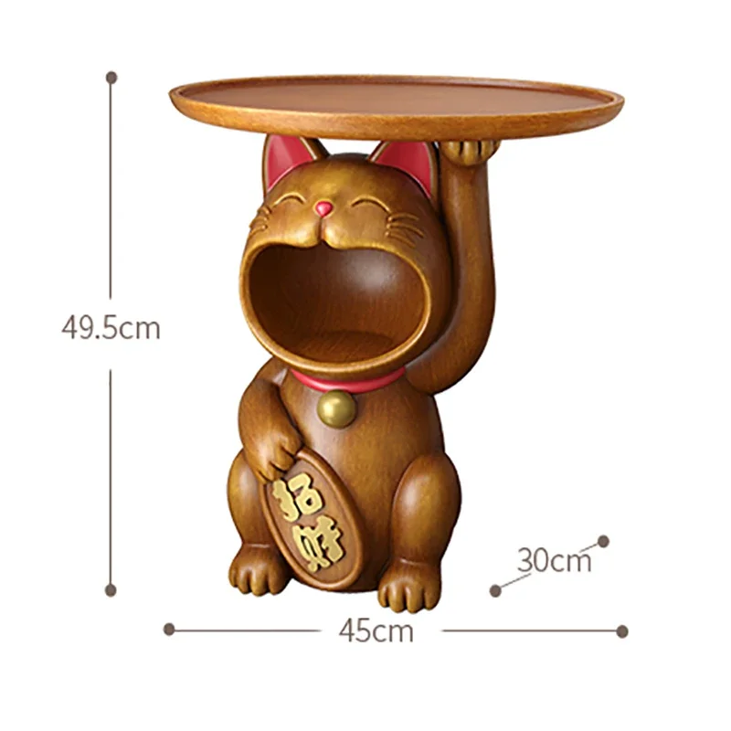 

Big Mouthed Cat Coffee Table Floor Decoration,Sculpture Furniture Home Living Room TV Cabinet,Sofa Side Tea Tables Customized