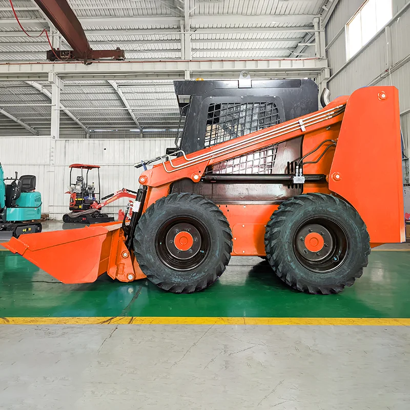 Heet product CE EPA Euro 5-rails lader schranklader boerderijwiel schranklader boomgaard hydraulische schranklader met emmer