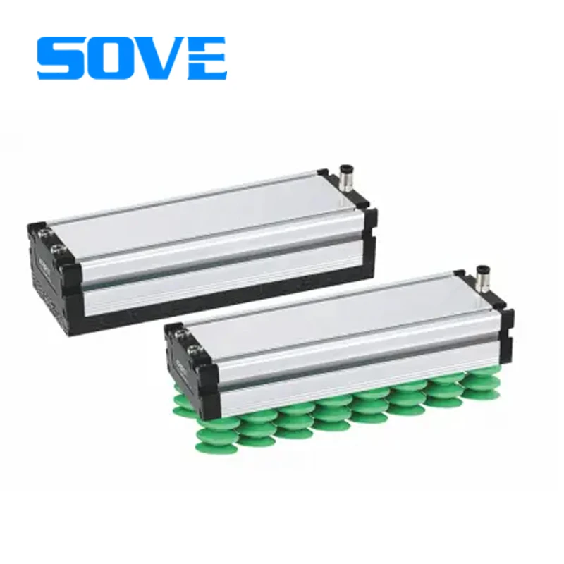 SOVE Pneumatic Components Built-in Vacuum Generator and Sponge Aspirator Suction Cup Vacuum Gripper Fittings Type