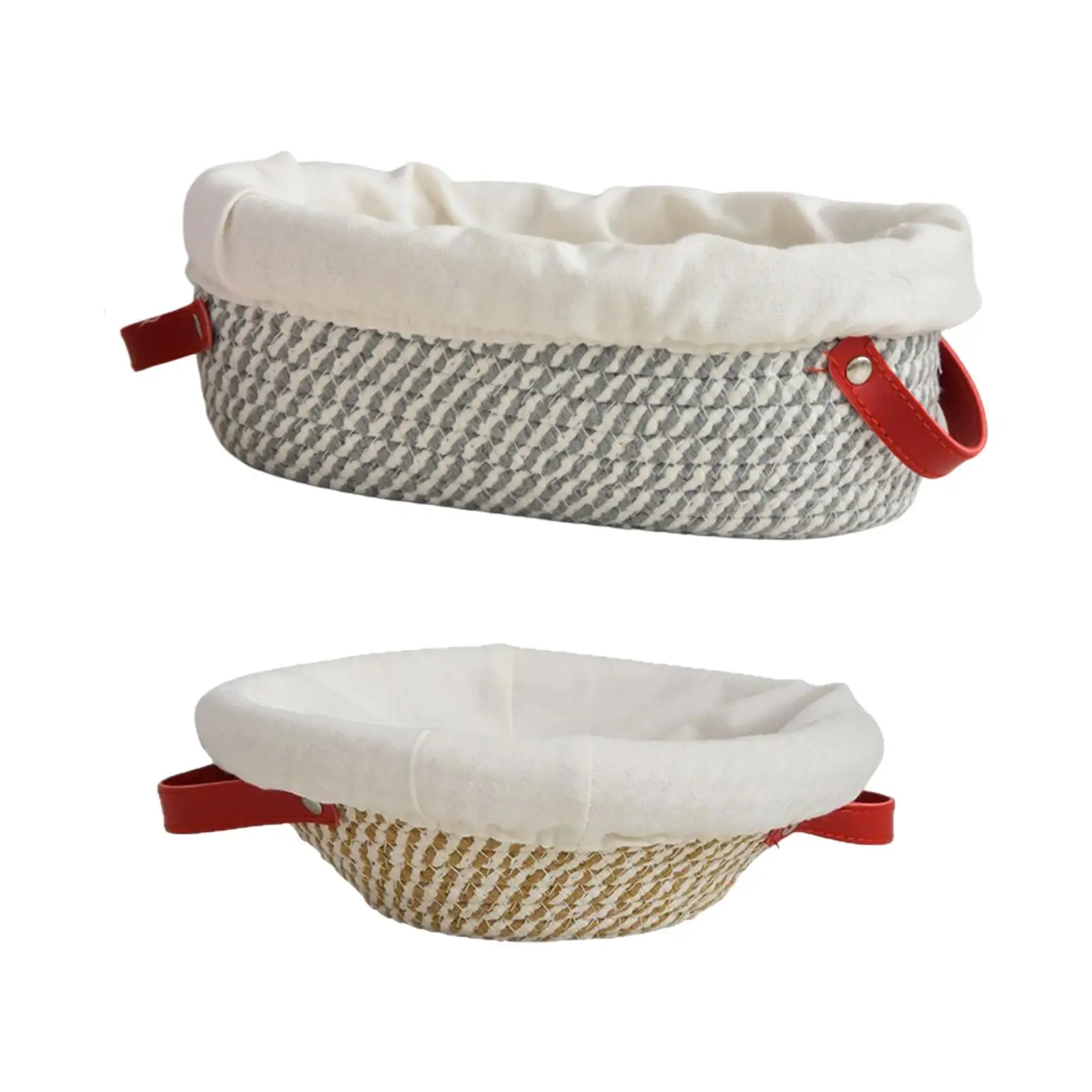 

Sourdough Basket, Bread Baking Proofing Bowl Supplies Bread Bowl Set with Liner, Bread Basket Bread Proofing Basket, for Gift