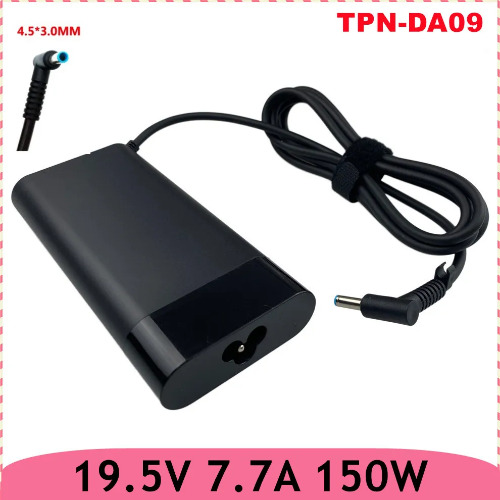 Original 150W 19.5V 7.7A 4.5*3.0mm AC Charger Laptop Power Supply for HP ZBOOK 15 G3 G4 OMEN 17-AN000 15-AX100 TPN-CA/DA11/13