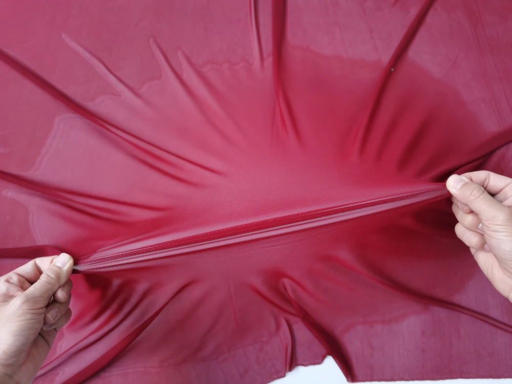 4-Wege-Stretch-Tüll, 58 Zoll breit pro Meter, hochwertiges elastisches Spandex-Mesh-Gewebe, Nylon, Unterwäsche, Strümpfe, Futter, Spitze – Detail 30