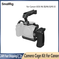 SmallRig-Kit de jaula de media cámara de cubierta completa para Canon EOS R6 III R6 II R5 II, jaula de protección de plataforma de extensión avanzada de liberación rápida