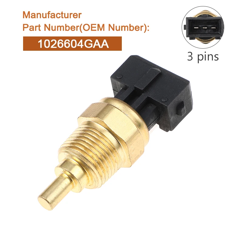 ODiDiO 1026604GAA Coolant Temperature Sensor For JAC J3 J5 J6 A137 VVT Refine