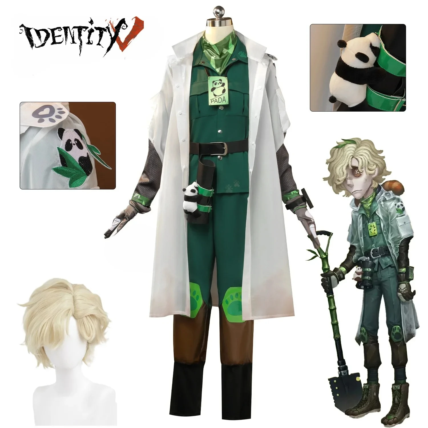 

Лидер продаж, игра Identity V, косплей Grave Keeper, домашний дизайнер, костюм для косплея Эндрю Крейс с реквизитом, костюм на Хэллоуин 2025