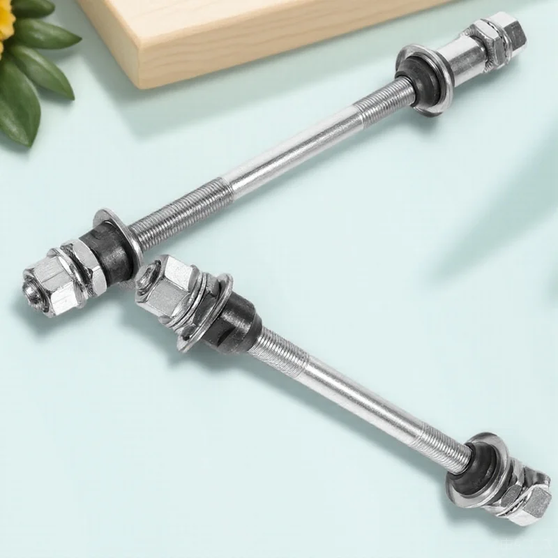 

2pcs Bicycle Axle Quick Release Front Rear Skewer Set For Road Mountain Bike Durable Metal Hub Shaft Bike Repair Parts