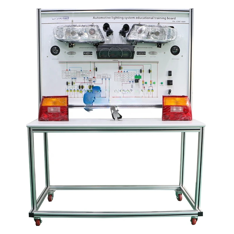 Automotive lighting system training board vocational equipment automotive educational