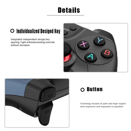 Imagen 2 del producto Mando inalámbrico para videojuegos, Control de videojuegos, controlador para móvil, Android, teléfono móvil, PC, TV Box, Joystick, Mando para teléfono móvil