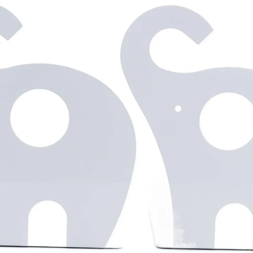 

Элегантный металлический форзац с тематикой белого слона для творческой организации книг