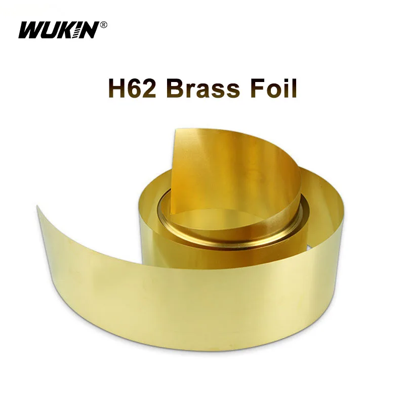 1M Thin Brass Sheet Brass Sheet H62 Brass Foil Thickness 0.1mm 0.2mm 0.3mm 0.4mm 0.5mm