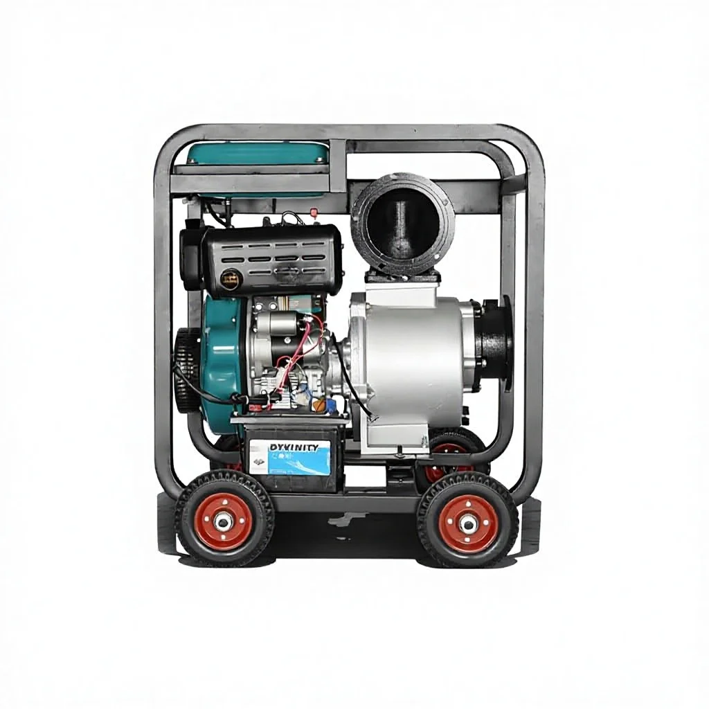 Super Power Mobile Small Diesel Engine Water Pump KDP20 0.2MPa Pressure Super High Head Fast Drainage Farmland Irrigation OEM