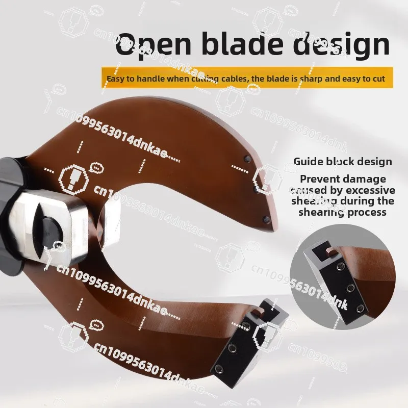 

Electric Hydraulic Shear Open Closed Cable Scissors Industrial Grade Steel Strand Shear Copper Aluminum Armored Cable Breaker