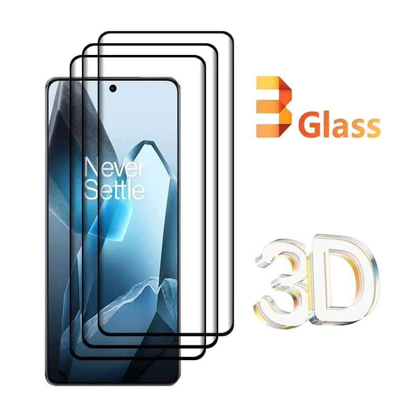 3Pcs 3D Tempered Glass For Oneplus 13 Screen Protector Full Cover Film For Oneplus 13 Glass