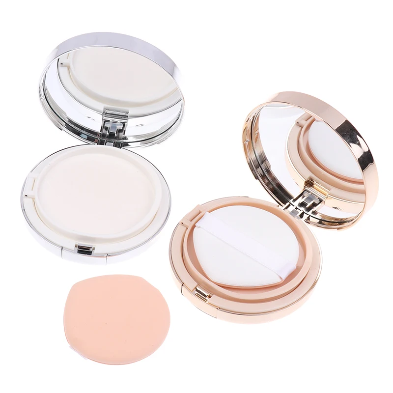 Empty Air Cushion พัฟกล่องแบบพกพา Foundation DIY กล่องกระจกฟองน้ํา BB ครีมเครื่องสําอางค์คอนเทนเนอร์เครื่องมือแต่งหน้าความงาม