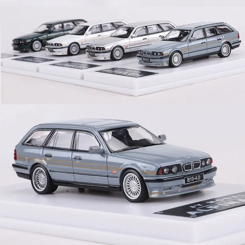 

JY 1:64 E34 TOURING ALPINA легкосплавный автомобиль, литье под давлением и игрушечные транспортные средства, модель автомобиля, миниатюрная масштабная модель автомобиля, игрушки для детей