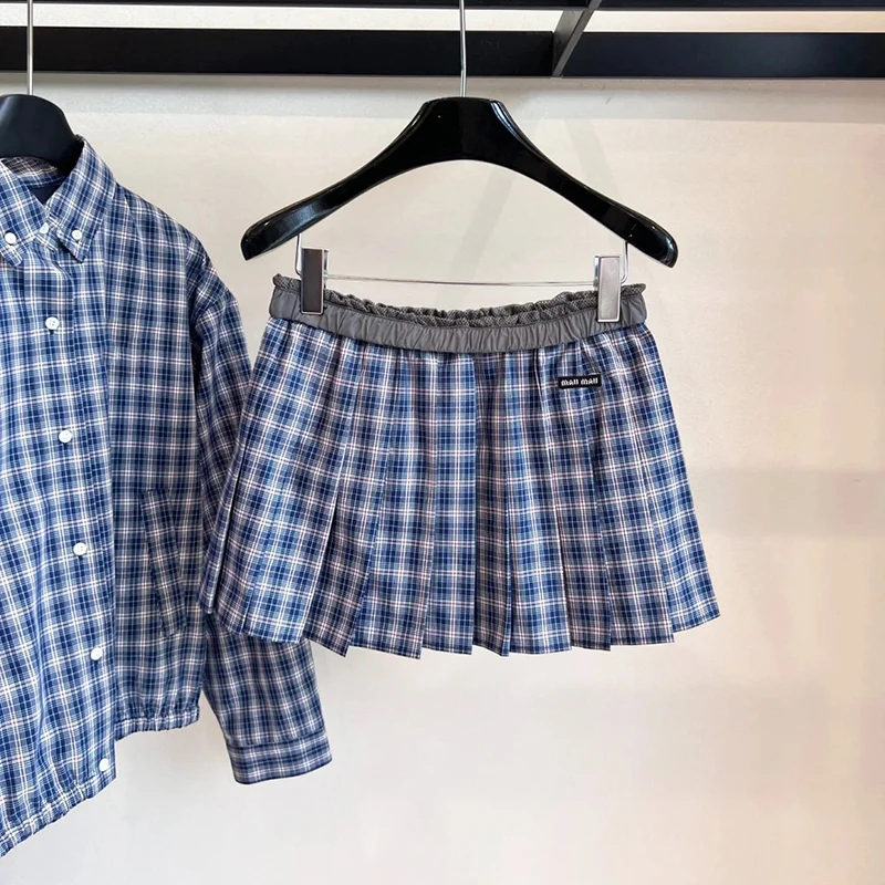 

Высококачественная плиссированная юбка с кружевной эластичной резинкой на талии и лоскутным дизайном для молодых женщин, повседневная юбка для прогулок Sle Ci