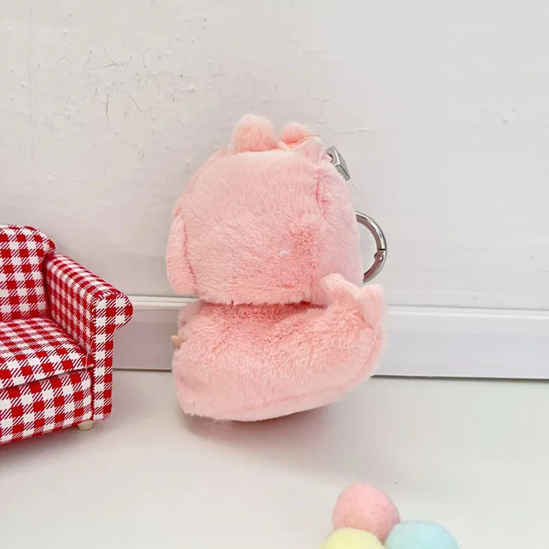 مجموعة منتفخة للأطفال من الجيل الرابع من Labubu Shark، ملابس سلسلة مفاتيح لطيفة مع تفاصيل زعانف قطيفة لدمية الفينيل مقاس 10 سم (الملابس فقط)