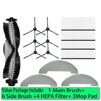 A78U-Replacement Spare Parts For Vactidy T6 /T7 /T8 Robot Vacuum Main Brush Side Brush HEPA Filter Mop Pad Accessories