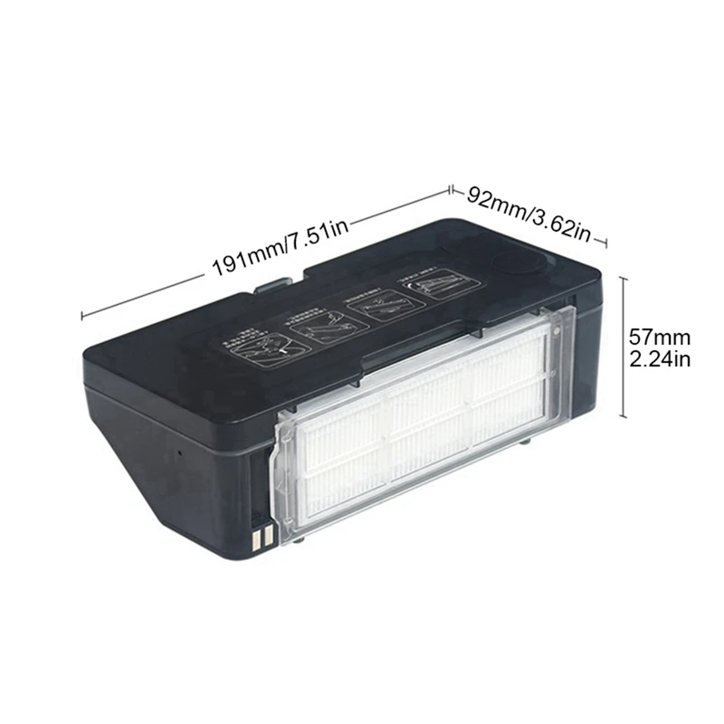 AT17 For XiaoMi Mijia Robot STYTJ02YM MVVC01-JG for VIOMI V2 V2 Pro V3 V-RVCLM21B 2-In 1 Water Tank Dust Bin Box