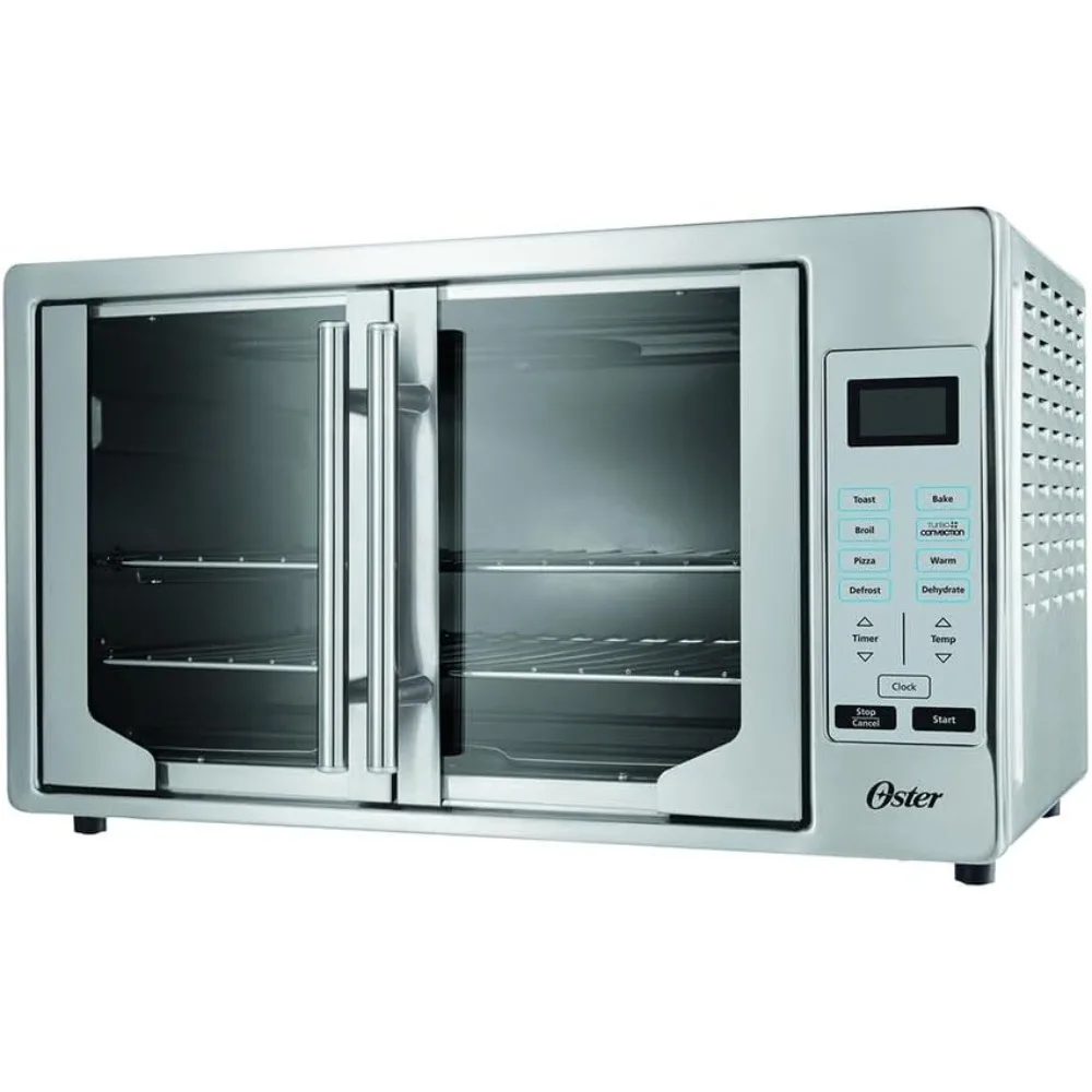 

Toaster Oven, XL Fits 2 16" Pizzas, Stainless Steel French Door