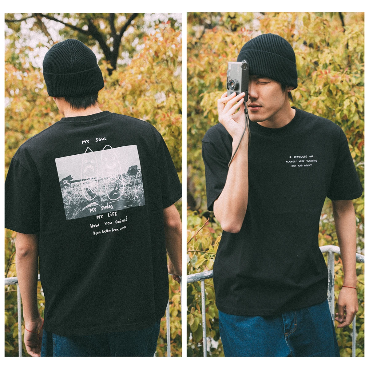 

2025 Summer Polar Skate Co Men's Fashion Trend Classic Tee Print Cotton Round Neck Short Sleeve Casual T Shirt