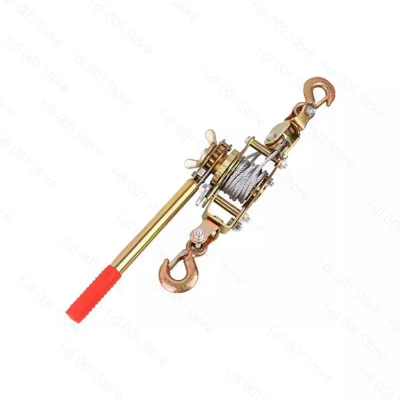 Double hook tensioner tensioning tool manual wire rope tensioner electrician ratchet tightener tightening pliers