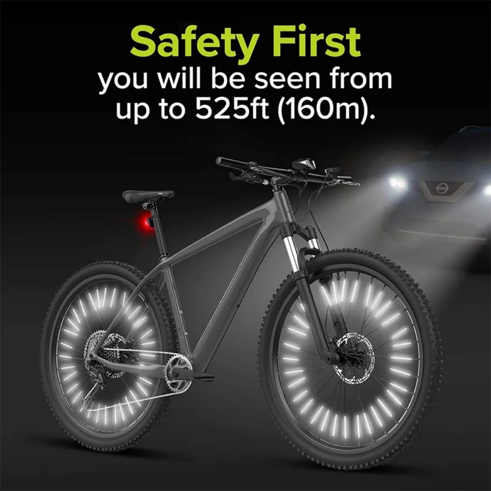 12 Stücke ~ 96 stücke Fahrrad Rad Speichen Reflektoren DIY Fahrräder Speichen Reflektor 8 cm Outdoor Radfahren Nacht Warnung Sicherheit speichen MTB – Detail 5