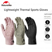 Naturehike Winter Lightweight Thermal Sports Gloves Non Slip Mittens Touch Screen Outdoor Camping Running Cycling Heating Gloves