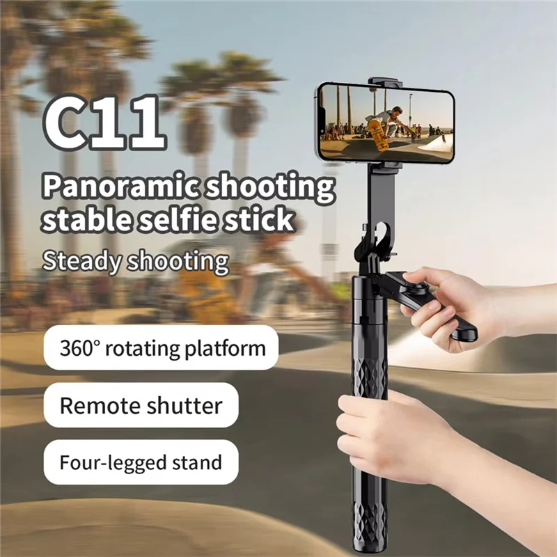 【تقدير الأخير!】حامل ثلاثي القوائم Selfie Stick 1.85M لهواتف Iphone 16 15 14 13 Pro Max التي تعمل بنظام Android وحامل رأس كروي بانورامي للتحكم عن بعد