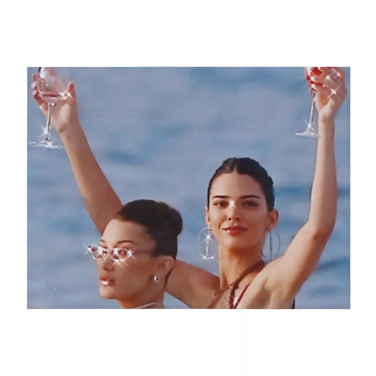 

Kendall and Bella btch, you're a fan - Throw Blanket for sofa Summer Custom Hairys Blankets
