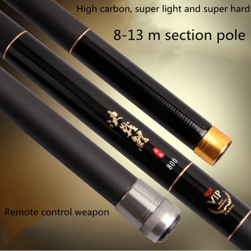 Traditional Hand-section Ultra-light Portable Short-section Fishing Rod 8m 9m 10m 11m 12m Hard Rod Carbon Fishing Rod